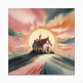 House On The Hill Canvas Print