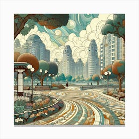 Cityscape 30 Canvas Print