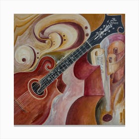 Gym Wall Art, Mandolin  Canvas Print