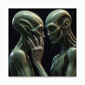 Alien Love 1 Canvas Print