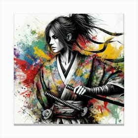 Samurai Girl 7 Canvas Print