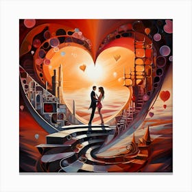 Lovers By Csaba Fikker 49 Canvas Print