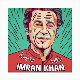 Imran Khan Canvas Print