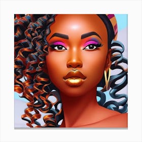 From Melanin, With Love and Determination Canvas Print