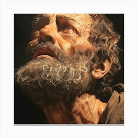 Portrait Of Jesus 2 Canvas Print