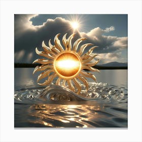 Golden Sun 11 Canvas Print