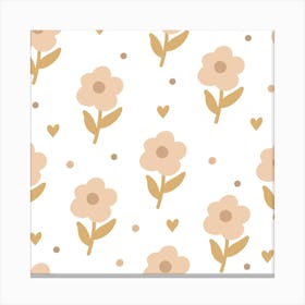 Cute dainty flowers Canvas Print