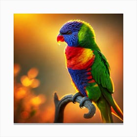 Rainbow Lorikeet 1 Canvas Print