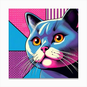 Pop Cat 2 Canvas Print