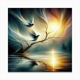 Doves Canvas Print