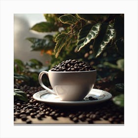 Coffee Beans 145 Canvas Print