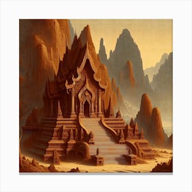 Mountain Temple 2 1 Canvas Print