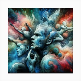 Psychedelic Painting 1 Canvas Print