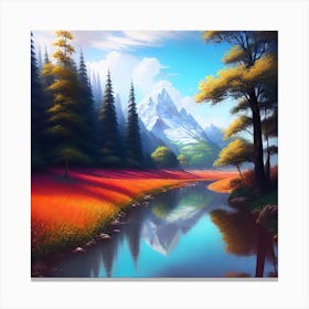 Landscape Painting 93 Canvas Print