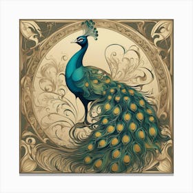 Peacock 39 Canvas Print