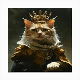 King Cat 2 Canvas Print