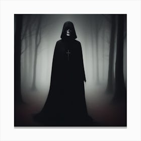 Satan In The Woods Canvas Print