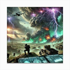 Atmospheric Disruptor Cannon Impact Canvas Print