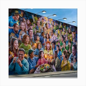 California Mural Canvas Print