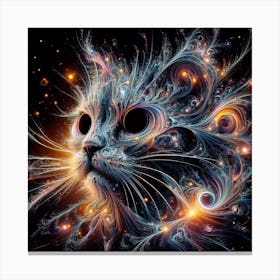 Space cat 1 Canvas Print