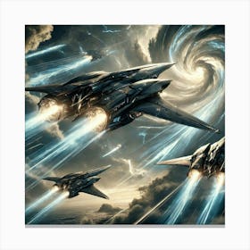 Skyblade Frigates Windstorm Generators Canvas Print