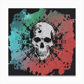 Skull - Men'S Premium T-Shirt Canvas Print