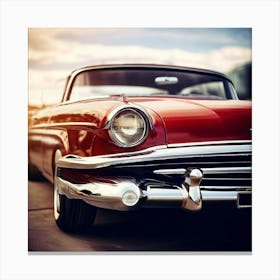 Style Automobile Vintage Classical Antique Old Vehicle Luxury Stylish Car Auto Transport (1) Canvas Print