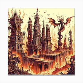 Steam And Fire Canvas Print