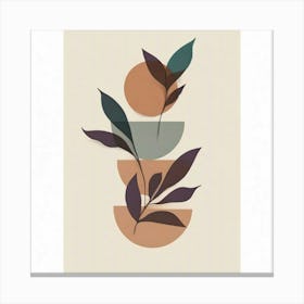 Abstract Leaves Canvas Print