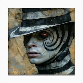 Man With A Hat Canvas Print