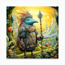 Bird Of The Forest Canvas Print