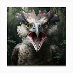 Eagle In The Forest 1 Canvas Print