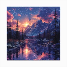 Starry Night 5 Canvas Print