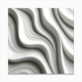 Abstract Wavy Pattern 4 Canvas Print