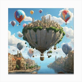 Hot Air Balloons Canvas Print