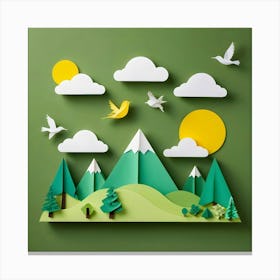 Paper Art 25 Canvas Print