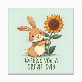 Wishing You A Great Day 1 Canvas Print