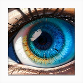 Blue Eye 5 Canvas Print