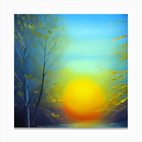 Beautiful Quiet Painting (2) Canvas Print