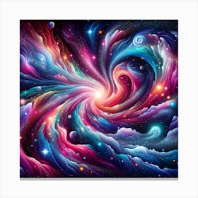 Galaxy Swirl Canvas Print