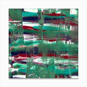 Modern Abstract - Teal Canvas Print