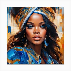Rihanna Canvas Print