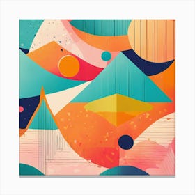 Abstract Shapes Canvas Print