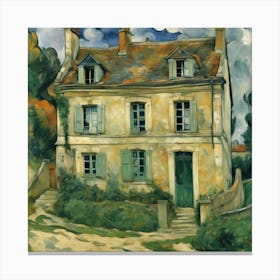 House Paul Cezanne Canvas Print
