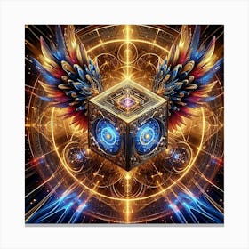 Cube Of Light 10 Canvas Print