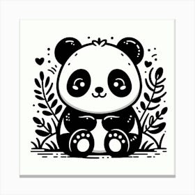 Panda Bear 5 Canvas Print