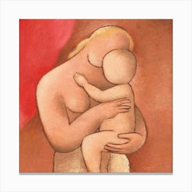 Mother And Child 7 Canvas Print