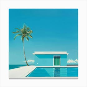 'Blue House' 4 Canvas Print