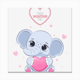 Happy Valentine'S Day Canvas Print