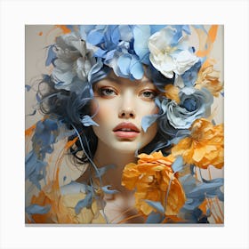 Flower Girl Canvas Print